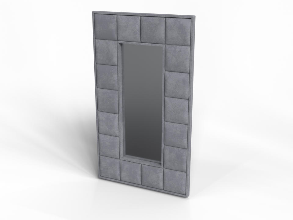 Зеркало Verda Chocolate Ткань Микровелюр Laska 06 Серый мох Verda 128x6 32620₽